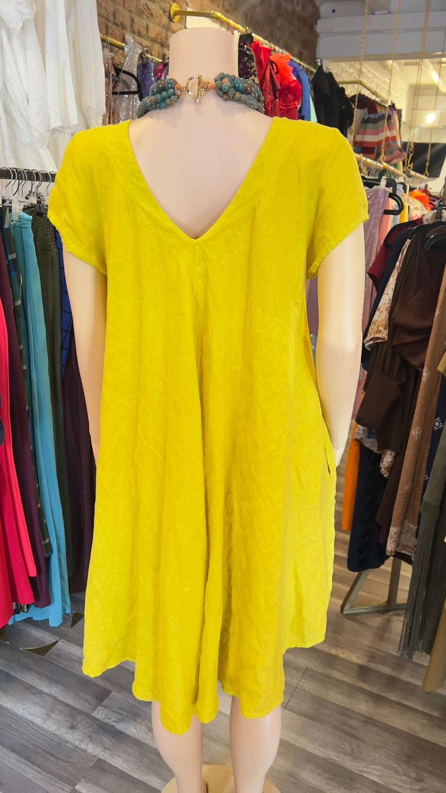100% Italian Linen Dress