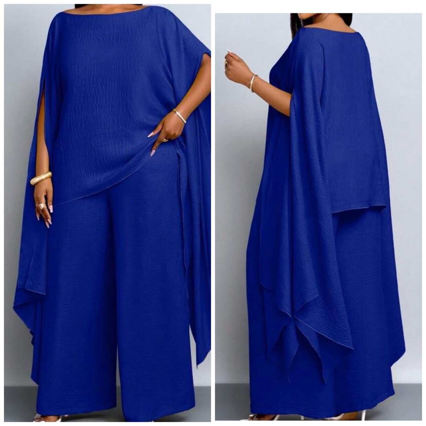 Plus Size Two Piece Pant Set