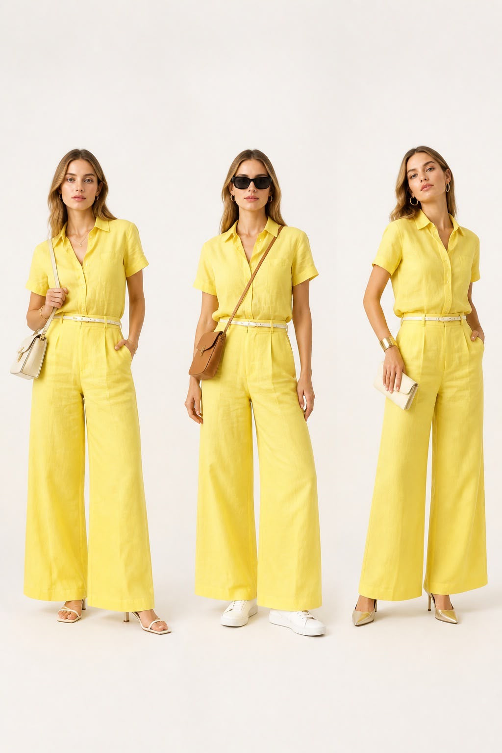 Cotton Two Piece Pant Set