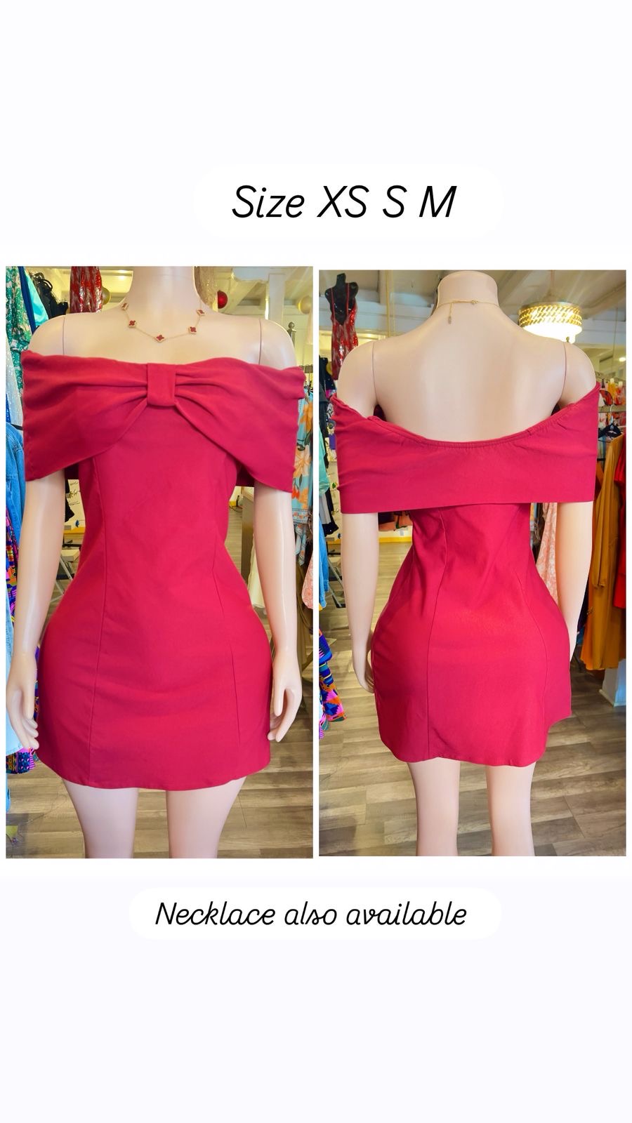 Off Shoulder Mini Dress