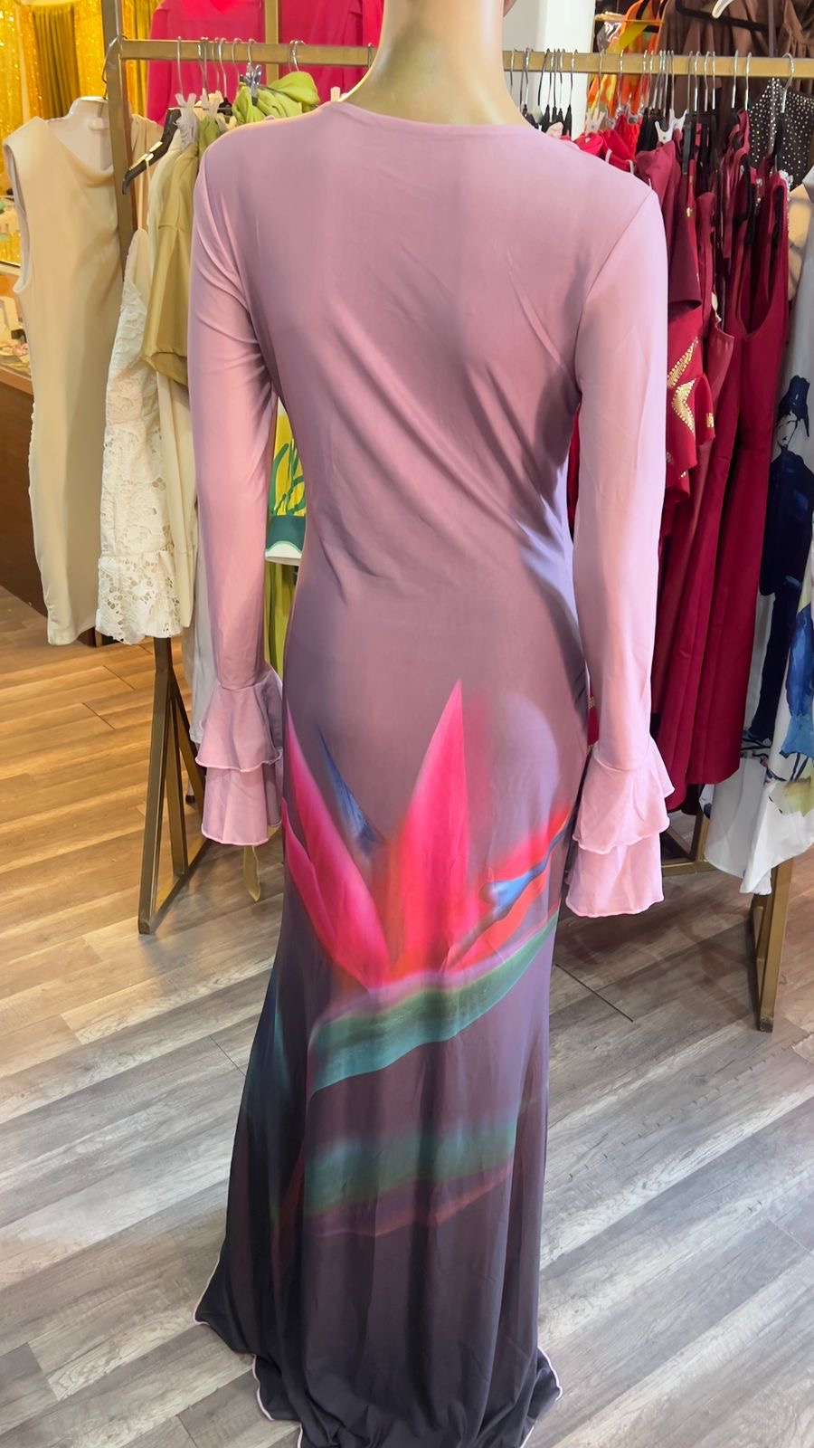 Belle Sleeve Maxi Dress