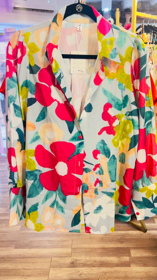 Floral Long Sleeve Shirt