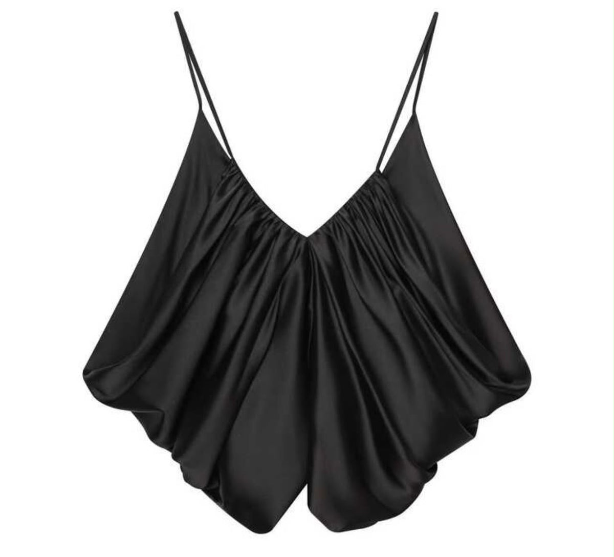 Elegant Satin Cami Blouse