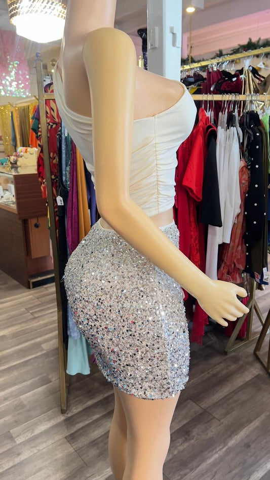 Mini Sequin Skirt
