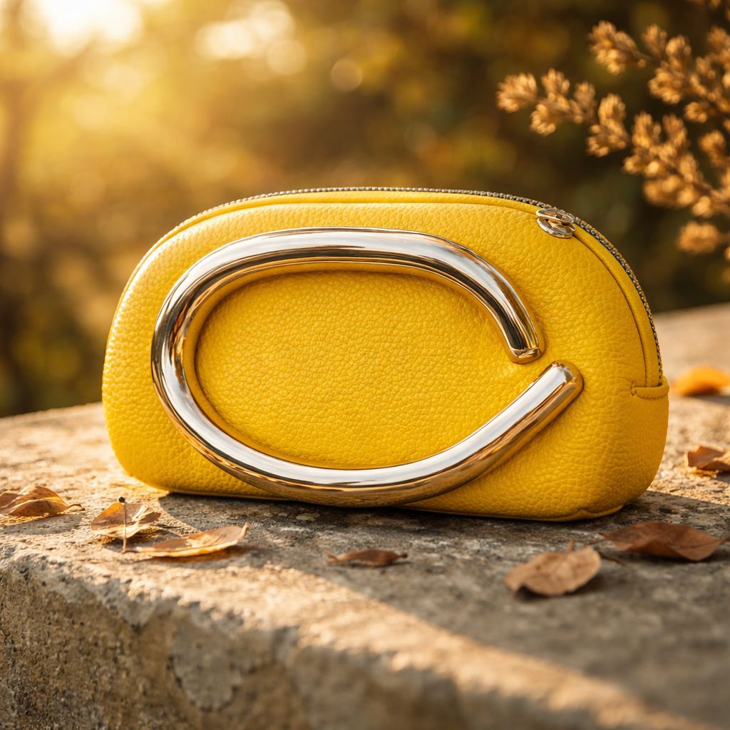 PU Retro Handbag With Gold Hardware