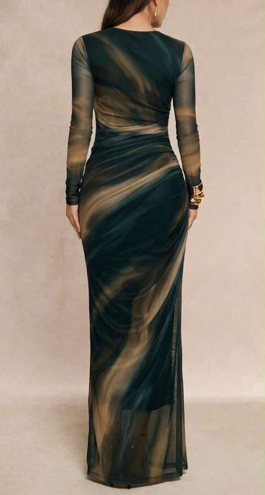 Emily Fitted Maxi Dress