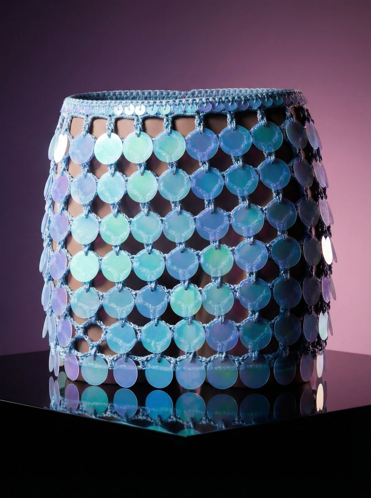 Mini Jewel Crochet Skirt