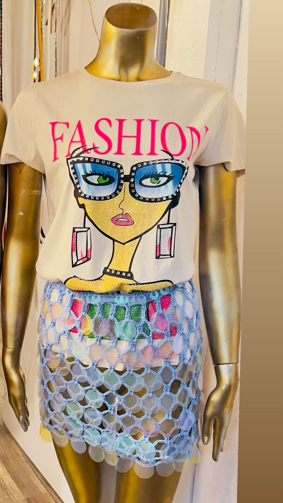 Rhinestone T-Shirt