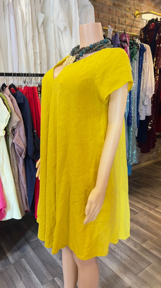 100% Italian Linen Dress