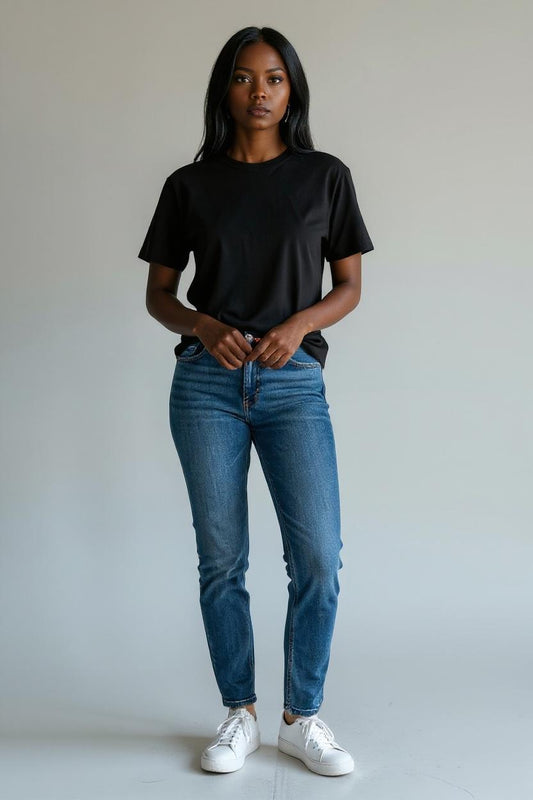 Straight Leg Skinny Jeans