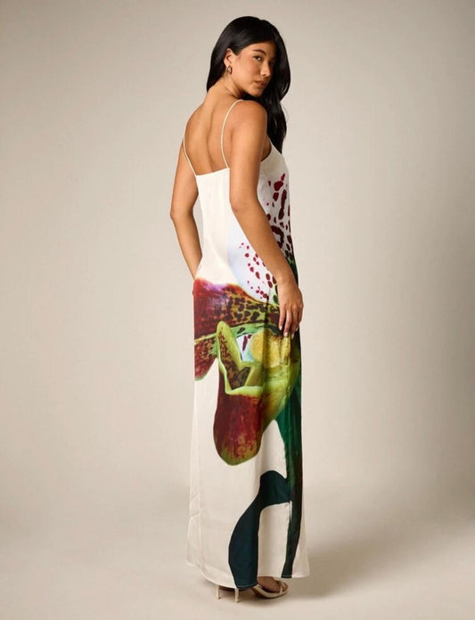 Kelly Satin Maxi Dress