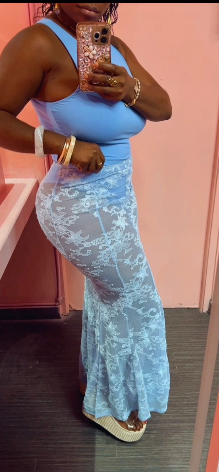 Lace Maxi Skirt