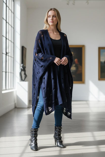 Plus Size Crochet Kimono