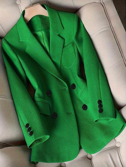 Padded Shoulder Blazer