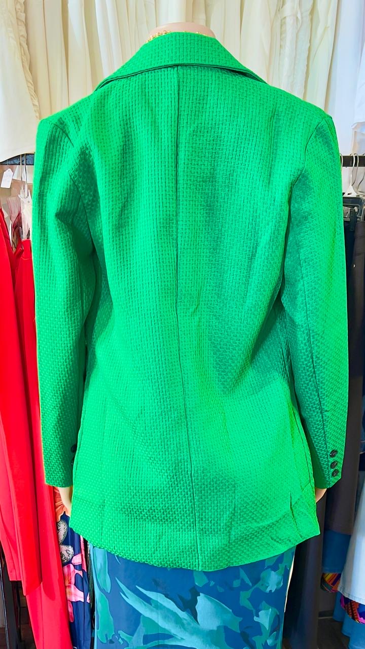 Padded Shoulder Blazer