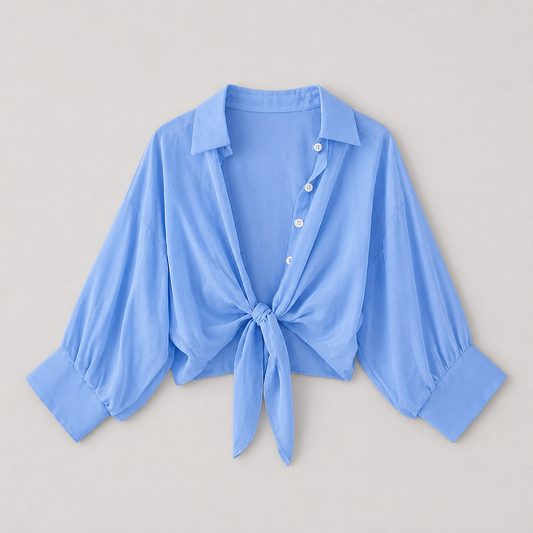 Knot Front Blouse