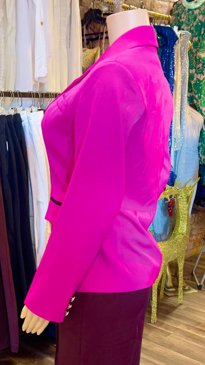Blazer With Shoulder Pads