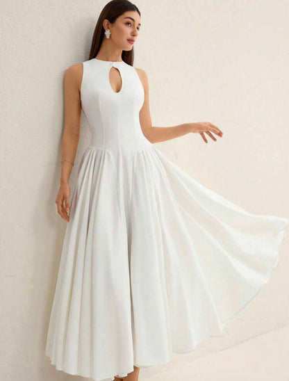 Keyhole Flare Dress