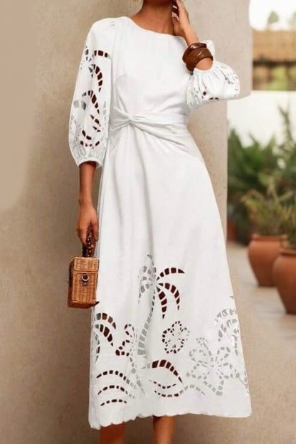 Details Woven Maxi Dress