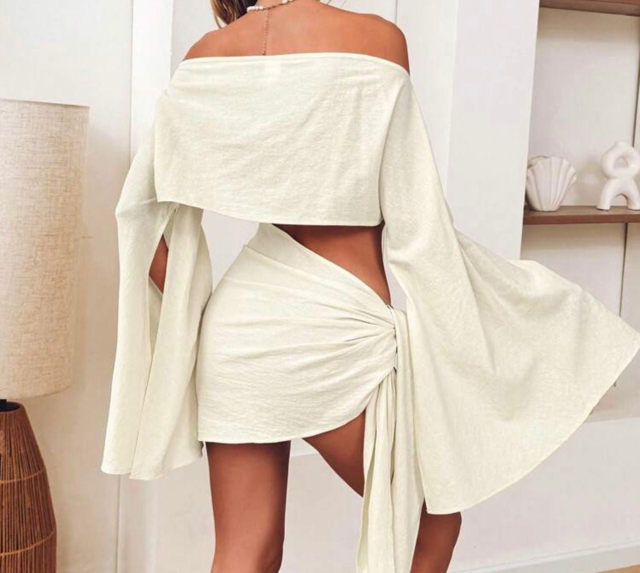 Mini Wrap Skirt Set