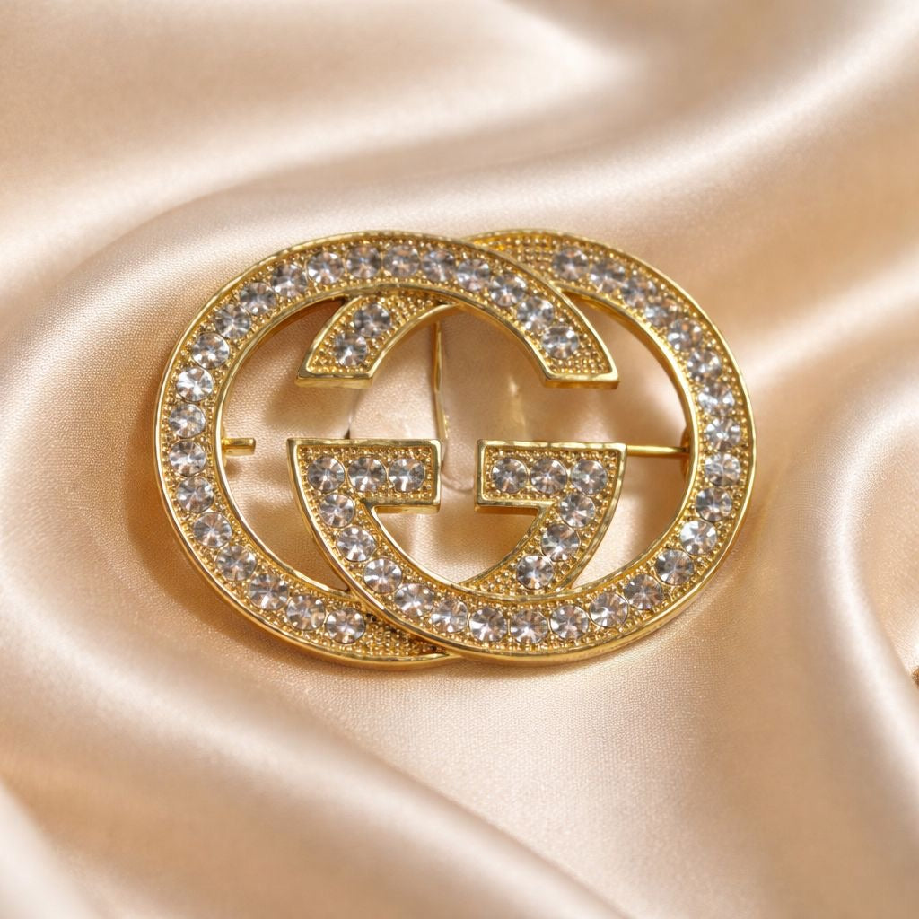 Chanel Rhinestone Brooches