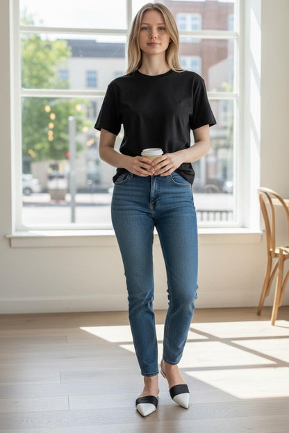 Straight Leg Skinny Jeans
