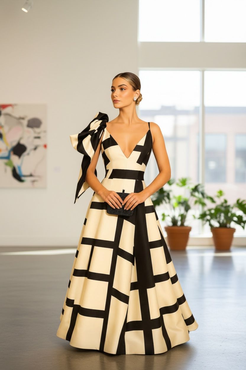 Elegant Maxi Vintage Dress