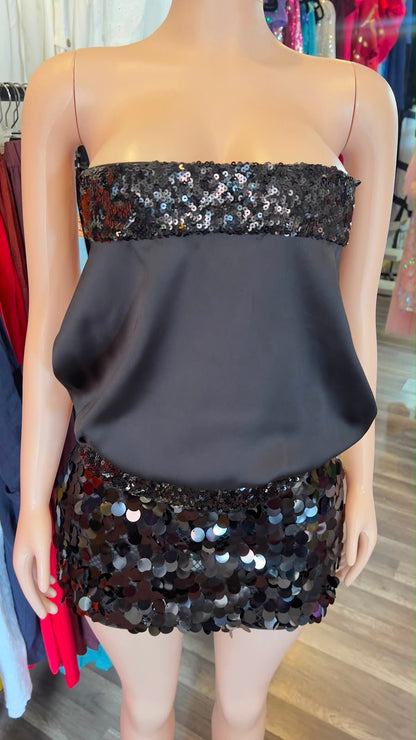 Sequin Tube Blouse