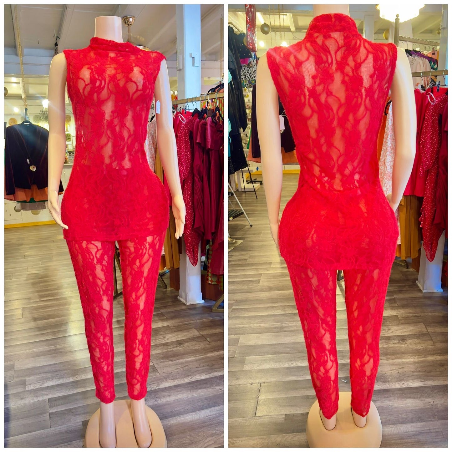 Lace Two Piece Set