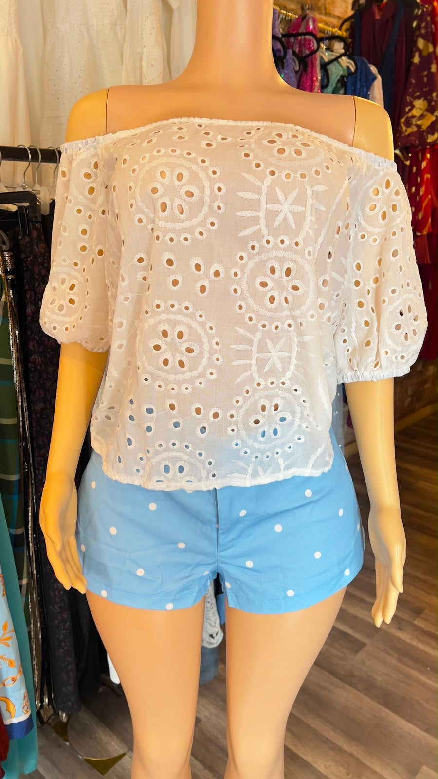 Women Polka Dot Shorts