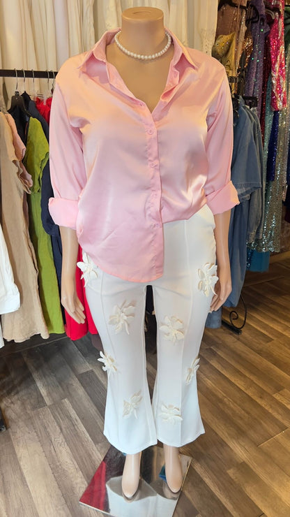 Silk Long Sleeve Shirt