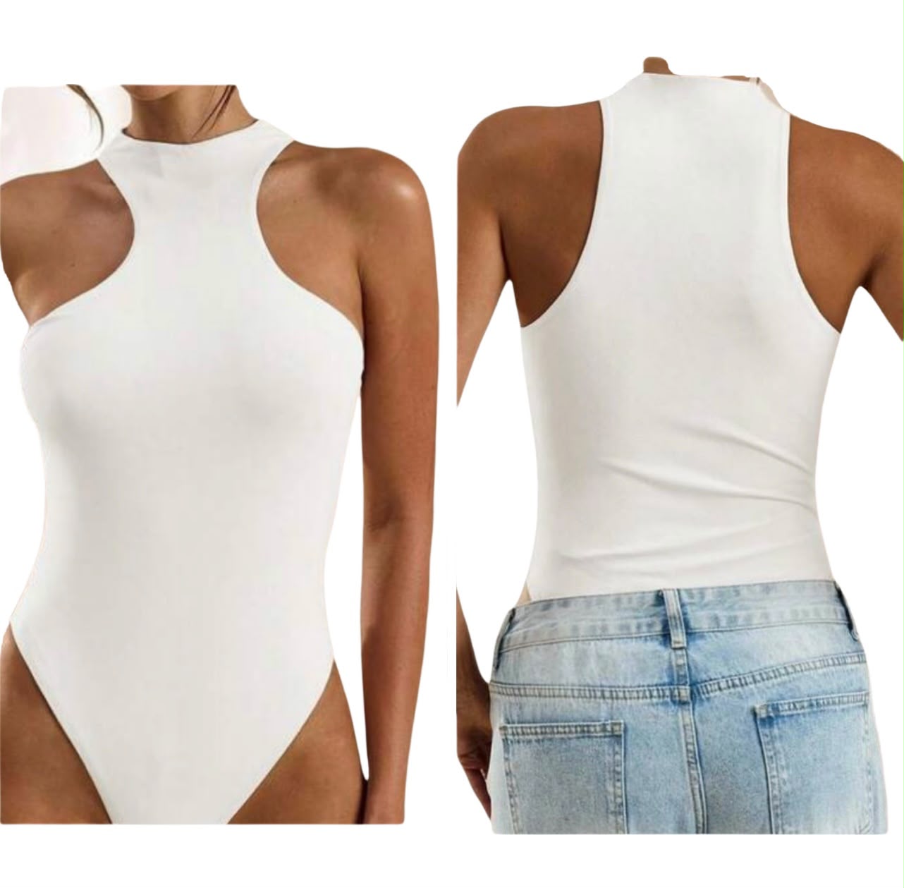 Double Lined Turtle Neck Bodysuit