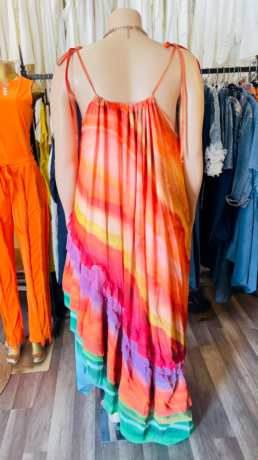 Sunrise Maxi Chiffon Dress