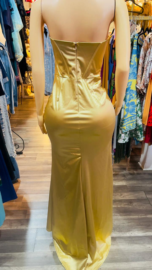 Sweetheart Bust Line Maxi Dress