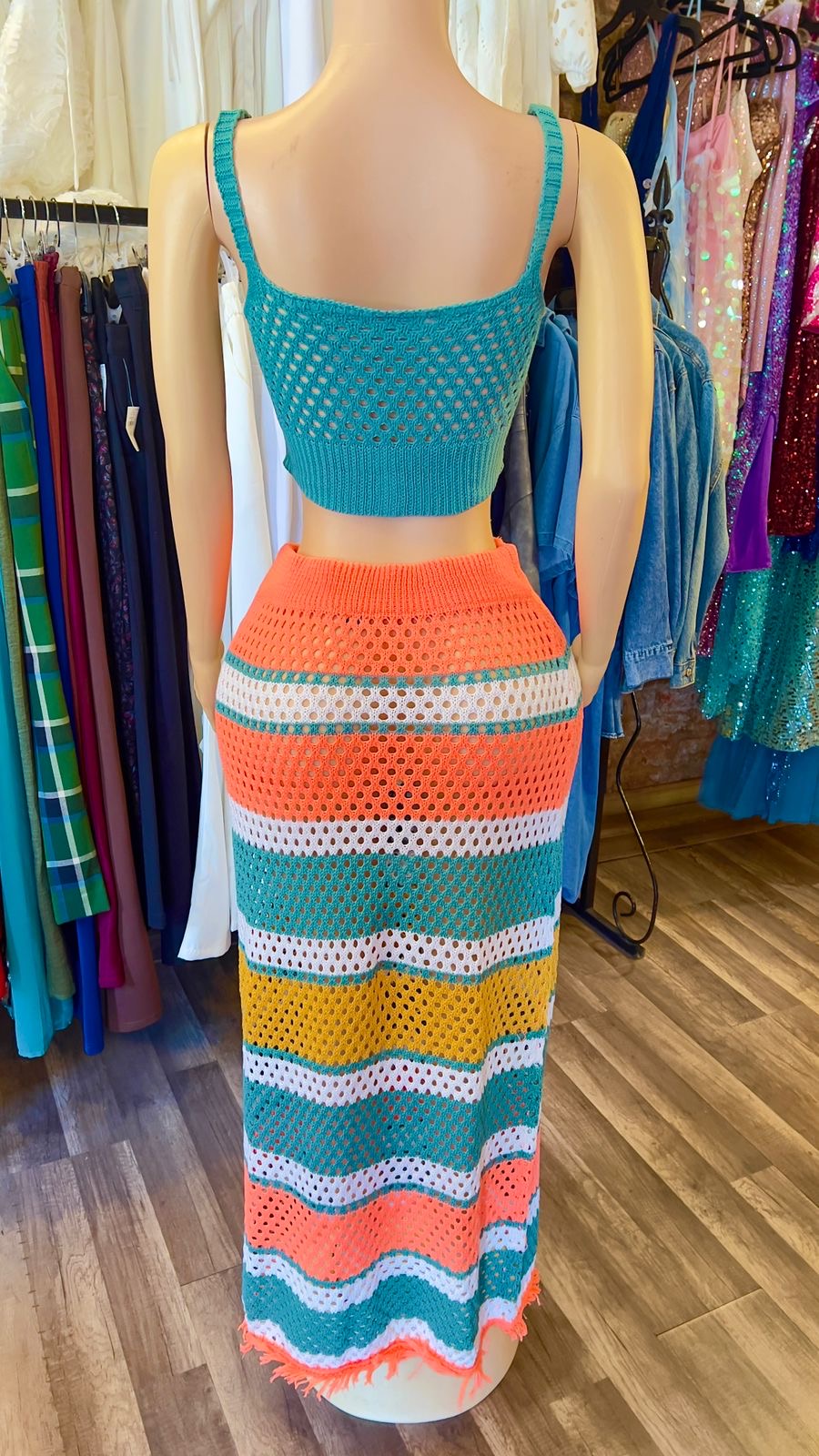 Crochet Skirt Set