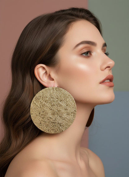 Extra Large Metal Earrings