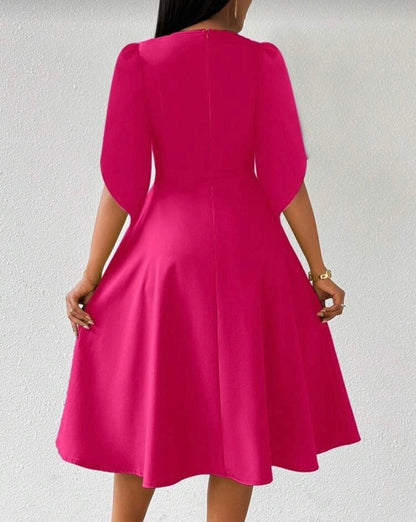 Midi A-Line Dress