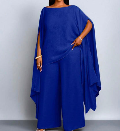 Plus Size Two Piece Pant Set