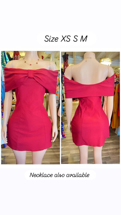 Off Shoulder Mini Dress
