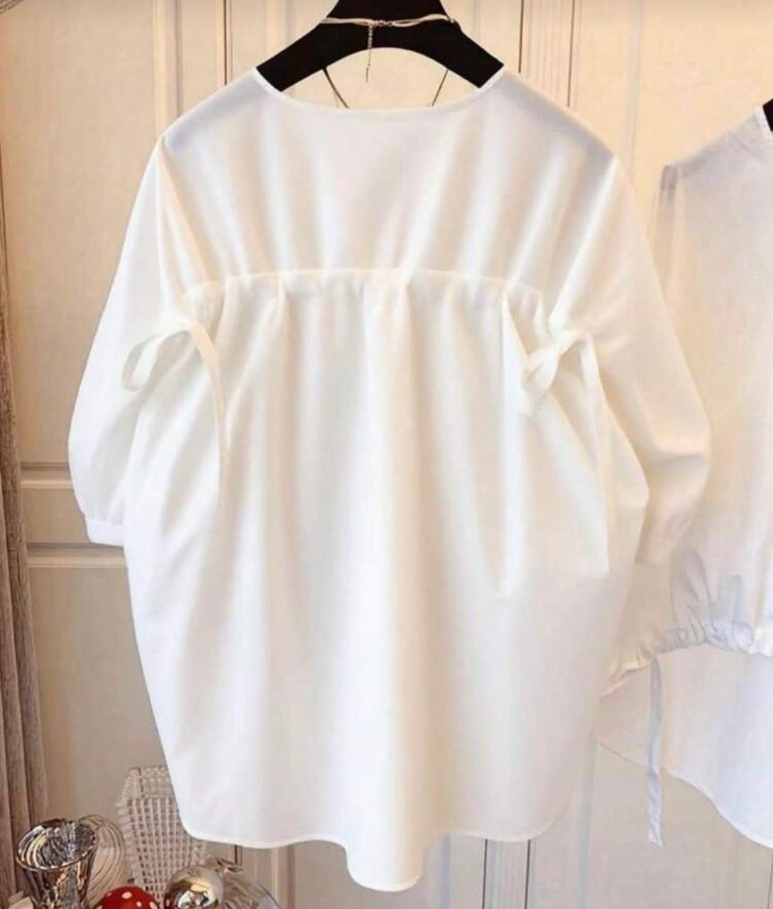 Oversized Draw String Blouse