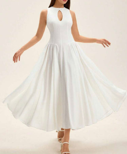 Keyhole Flare Dress