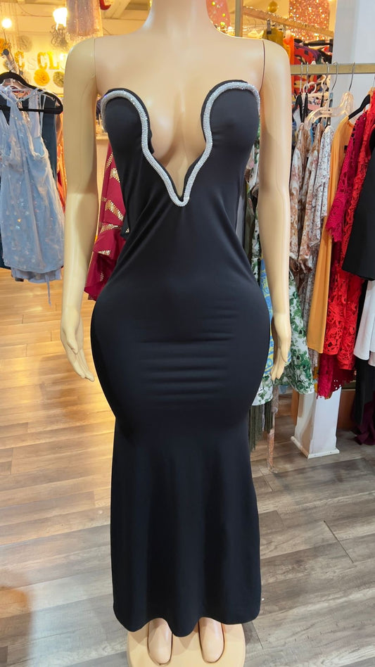 Sweetheart Jewel Maxi Dress