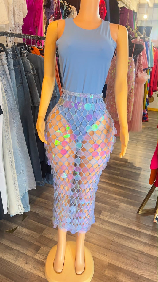 Beach Skirt Sequin