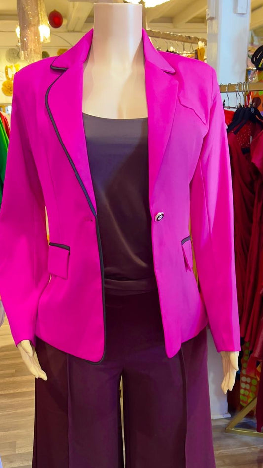 Blazer With Shoulder Pads