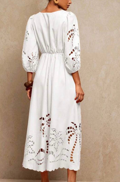 Details Woven Maxi Dress