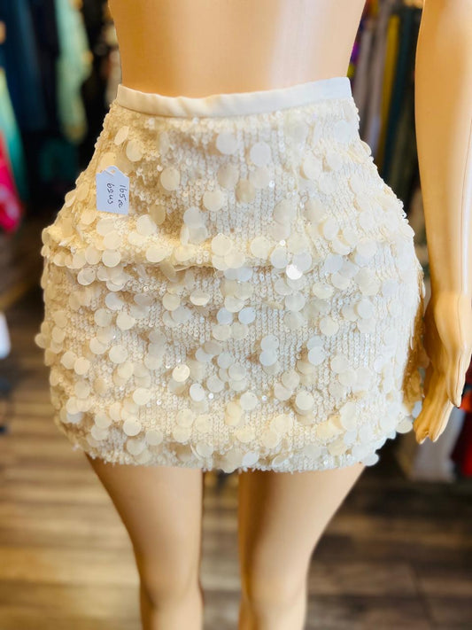 Sequin Mini Skirt