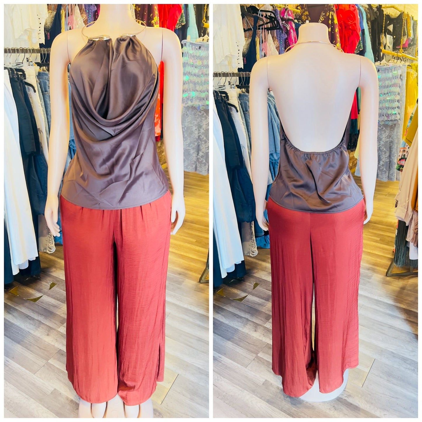 Halter Ring Blouse