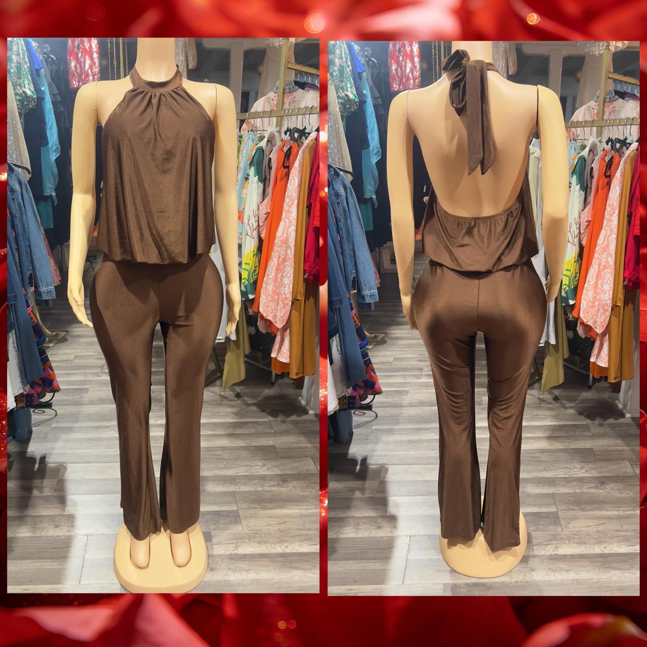 Spandex Halter Jumpsuit