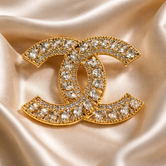 Chanel Rhinestone Brooches