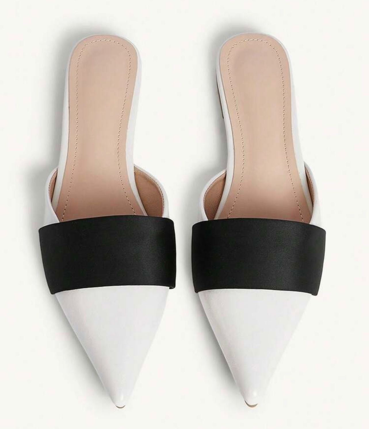 Black White Loafers